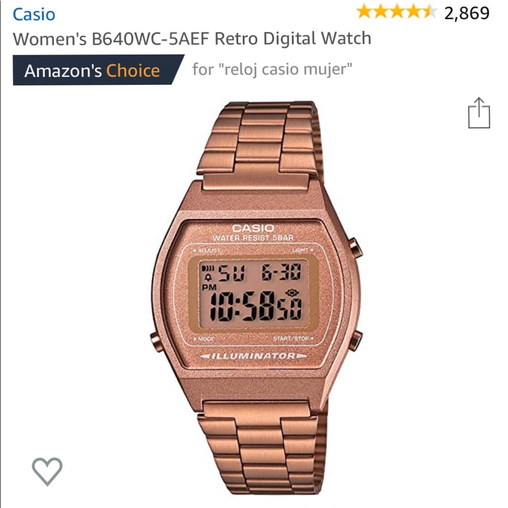 Casio Digital Retro Watch
